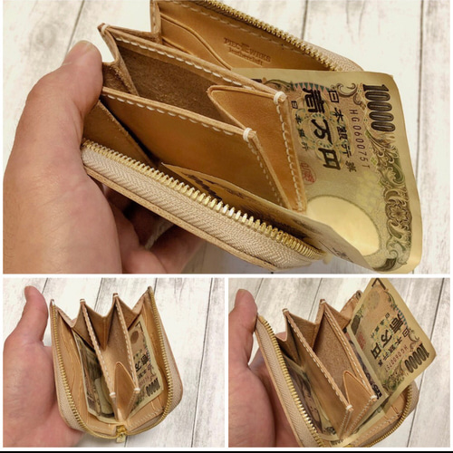 Piecewrks　 L字ファスナーミニウォレット 受注製作ナイルクロコダイルL字ファスナーミニウォレット その他ミニ