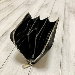 【小銭入れサイドポケット追加オプション 】L字ファスナーミニウォレット用 7枚目の画像