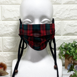 【送料無料】再再販! 秋冬マスク　おしゃれマスク　プリーツマスク　（受注生産） 2枚目の画像