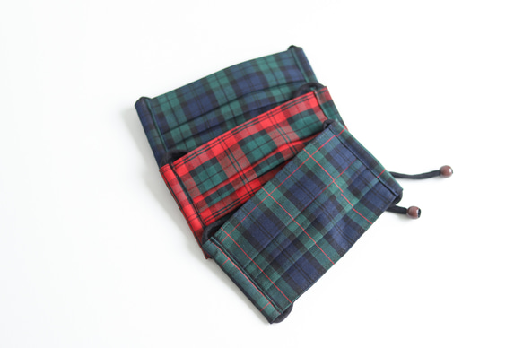 【送料無料】再再販! 秋冬マスク　おしゃれマスク　プリーツマスク　（受注生産） 5枚目の画像