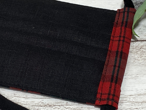 【送料無料】再再販! 秋冬マスク　おしゃれマスク　プリーツマスク　（受注生産） 7枚目の画像