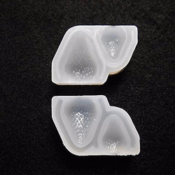 c33☆6×8mm☆しずく型ガラスストーン☆クリスタルAB色☆10粒☆デコ