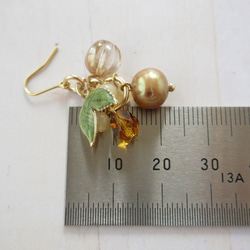 sold/金具変更OK　Pierces or Earrings　淡水パール　チェコ（P0956） 4枚目の画像