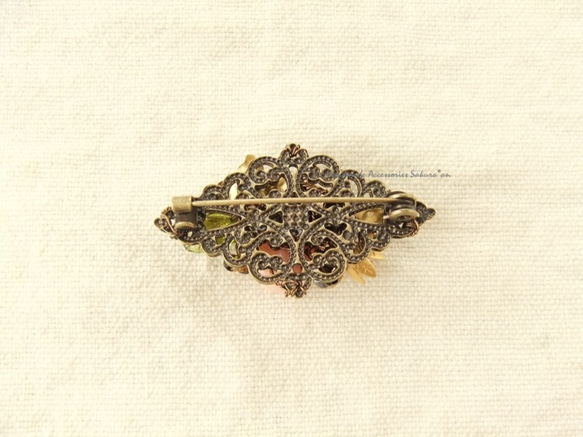 sold/Brooch　透かしパーツ（K0568) 3枚目の画像