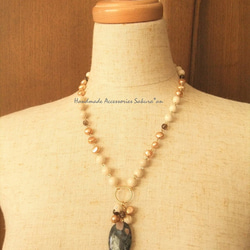 sold/Necklace　コングロメレイト（N1126) 4枚目の画像