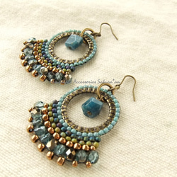 Pierces or Earrings アパタイト （P0799） 2枚目の画像