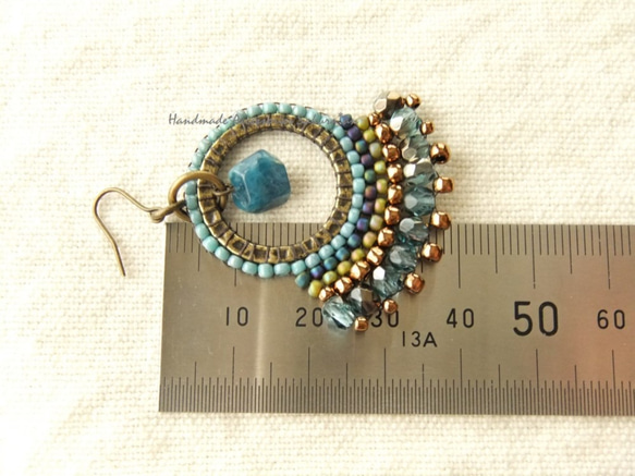 Pierces or Earrings アパタイト （P0799） 4枚目の画像