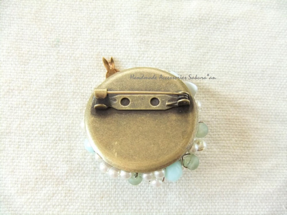 sold/Brooch　うさぎ（K0675) 3枚目の画像