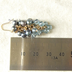 Pierces or Earrings  淡水パール　チェコ（P0815） 3枚目の画像