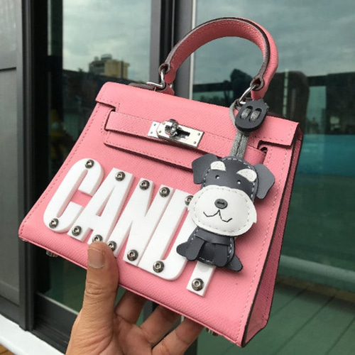 ★手作り★ミニチュアシュナウザー　ブレスレット　バックチャーム 楽天市場】シュナウザー（カラーブラウン）（バッグ・小物