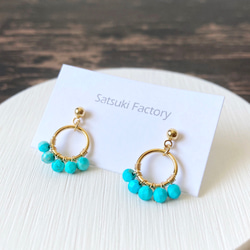 確認用ページ●各色１セット限定、他色あり●イヤリングに変更可能●オリジナルピアス ZIG クリーンカラードットメタリック 6色セット (TC-8100/6V)