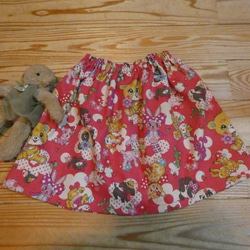 レトロポップなスカート　サイズ100  (10-153) 1枚目の画像