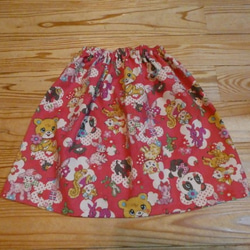 レトロポップなスカート　サイズ120 (12-89) 2枚目の画像