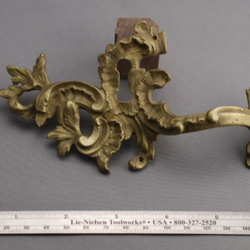 フランスアンティークロココ調鍵穴付ドアハンドル DIYパーツ laurent