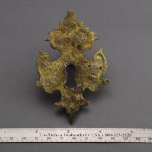 フランスアンティークレジャンス鍵穴装飾プレート DIYパーツ laurent