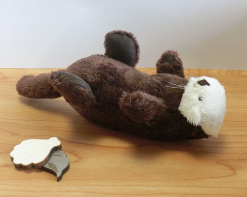 作家　ぬいぐるみ　ラッコ ぬいぐるみ potte ラッコ （ ヌイグルミ らっこ 動物 雑貨
