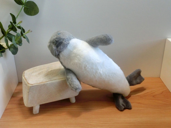 アザラシ ぬいぐるみ (受注制作) ぬいぐるみ Fasan und Garten アザラシ ぬいぐるみ (受注制作) ぬいぐるみ Fasan und Garten