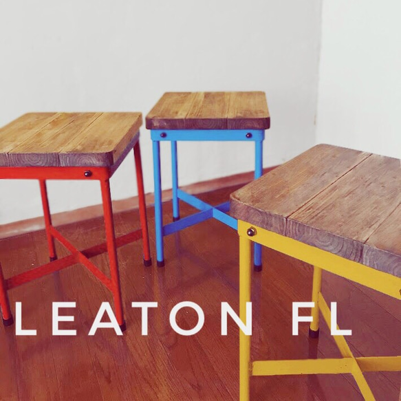 スツール/サイドテーブル LEATON FL 1枚目の画像