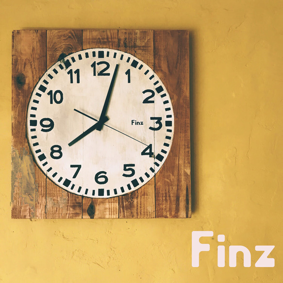 大型 壁掛け時計 掛け時計 FINZ 1枚目の画像