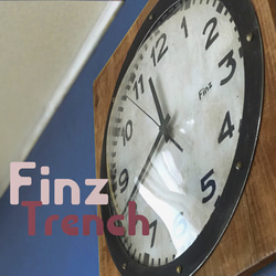 大型 壁掛け時計 掛け時計 FINZ TRENCH 1枚目の画像