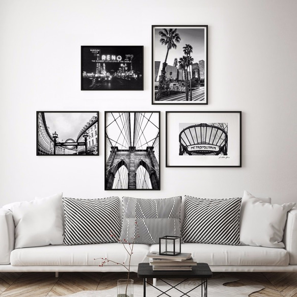パイナップル絵画セレクション – ニューヨーク、ブルックリン橋 42x60cm (A2) 北欧/写真/装飾画/複製画/絵画 6枚目の画像