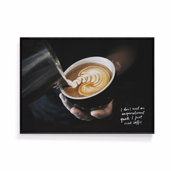 パイナップル絵画セレクション – Just a Cup of Coffee 42x60cm (A2) 北欧/イラスト/写真/装飾 1枚目の画像