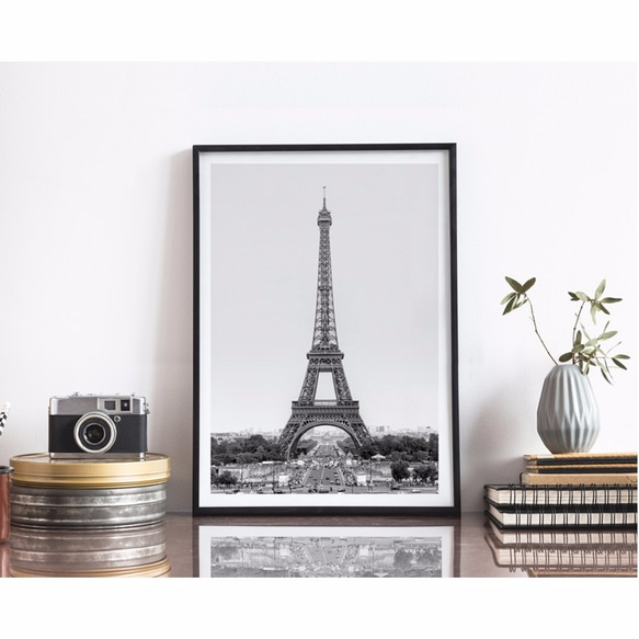 菠蘿選畫所 – 巴黎鐵塔  30x40cm  北歐/ 插畫/ 攝影/ 裝飾畫/ 複製畫/ painting 第2張的照片