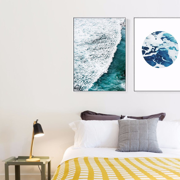 パイナップル絵画セレクション – 海の輪 30x40cm 北欧 / イラスト / 写真 / 装飾画 / 模写 / 絵画 3枚目の画像