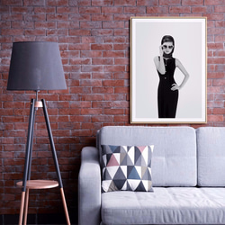 パイナップル絵画セレクション – Confident 42x60cm (A2) 北欧/イラスト/写真/装飾画/複製画/新しい女性 2枚目の画像