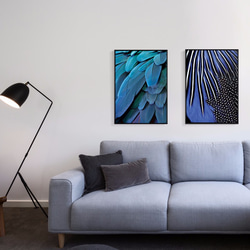 菠蘿選畫所 – 層疊的藍 42x60cm(A2) 北歐/ 攝影/ 複製畫/ 裝飾畫/ painting/ feather 第5張的照片