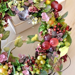 葡萄とベリー：wreath 3枚目の画像