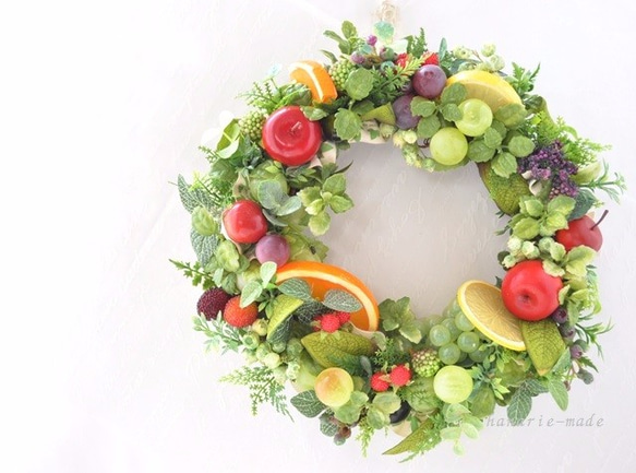 カラフル　フルーツ：wreath 2枚目の画像