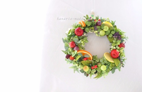 カラフル　フルーツ：wreath 3枚目の画像