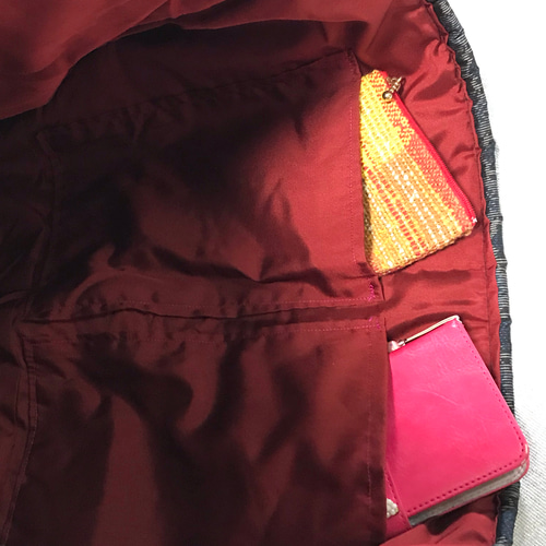 あき◇ショルダーバッグ◇ 正絹本場大島紬パッチワークf 4点