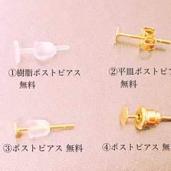 南国風☺︎ カラフルビジューピアス 3枚目の画像