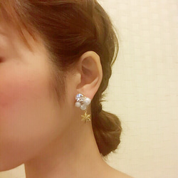 snow bijou earclip 2枚目の画像