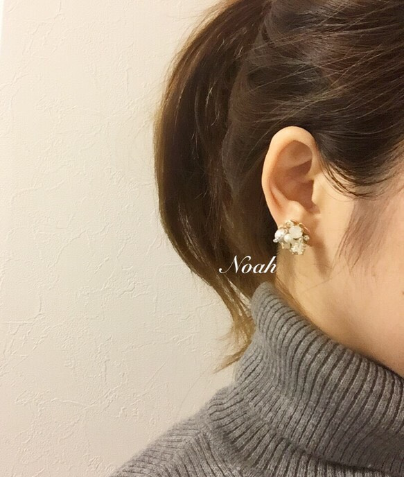 star bijou earclip 2枚目の画像