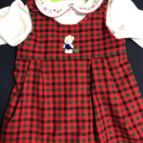 タイプA☆ファミリア風ジャンパースカート ベビー服 pekorinp