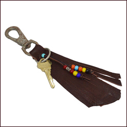 鹿皮鑰匙扣鹿皮包小飾物鑰匙圈21042102 第3張的照片