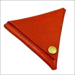 三角洲皮革零錢包三角形零錢包RED 10007794 第1張的照片