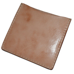 鞣製皮革緊湊型錢包，僅限鈔票和卡片 18060101 第3張的照片