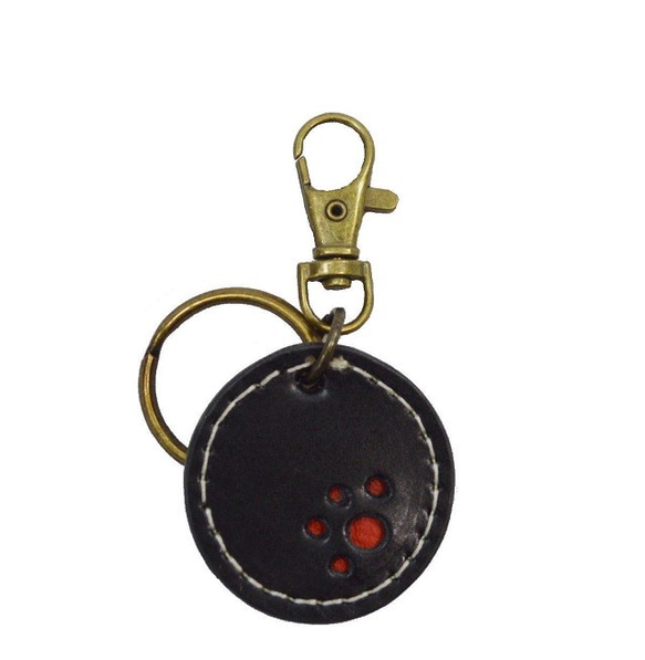 鑰匙圈牛皮爪子包飾物皮革鑰匙扣18041701 第8張的照片