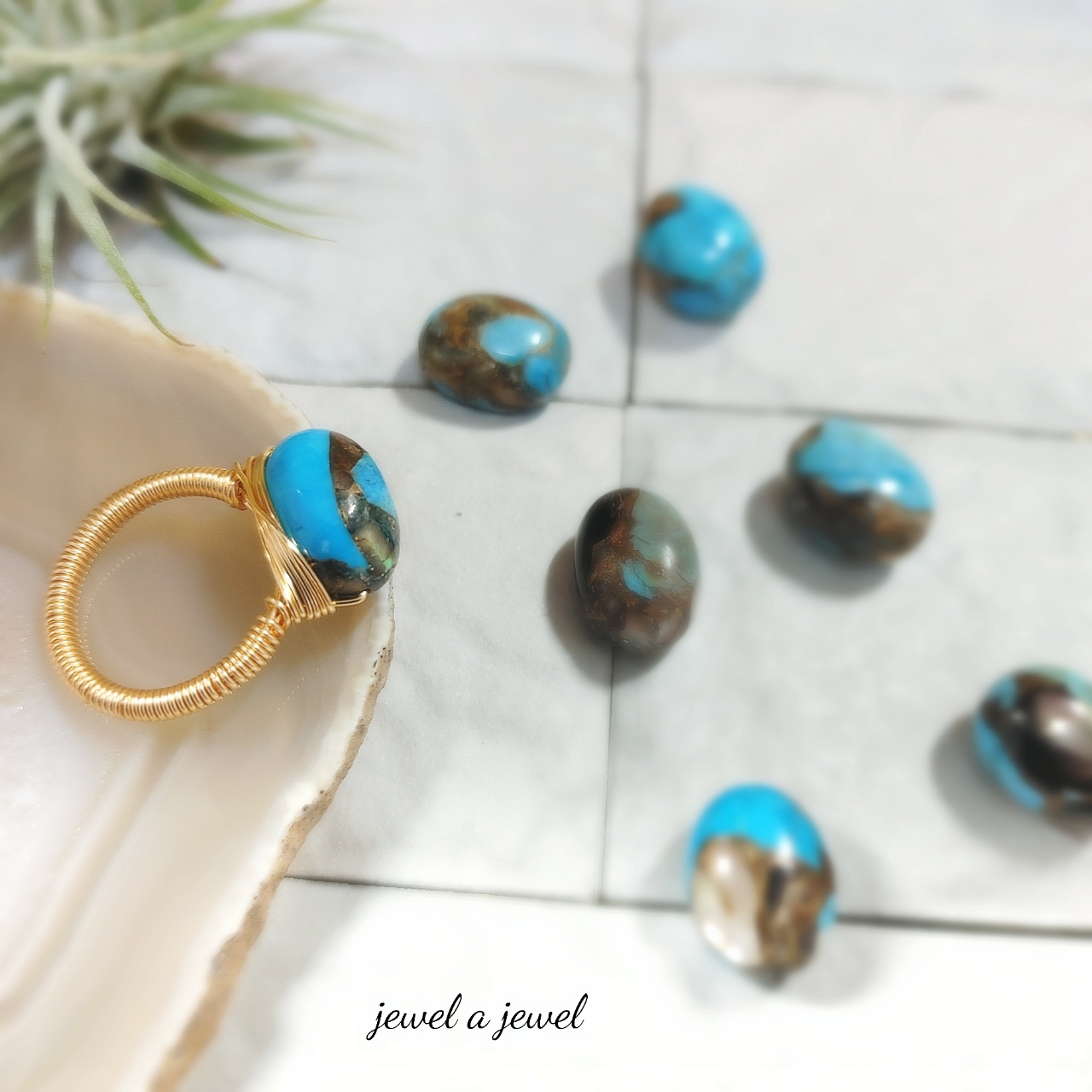 スカイブルーアバロンコッパーターコイズ