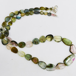 Multi Tourmaline Slices Necklace / 5.0-12.0mm 2枚目の画像