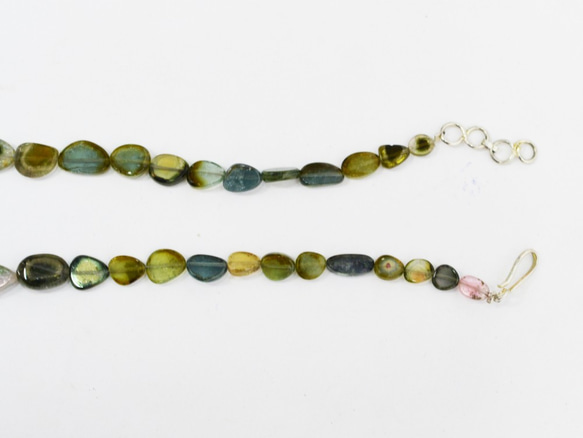 Multi Tourmaline Slices Necklace / 5.0-12.0mm 3枚目の画像