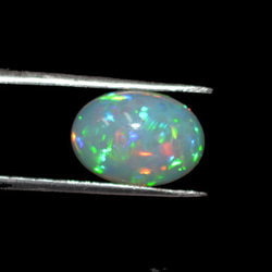 ETHIOPIAN OPAL Oval Cabochon / 10x14x5 mm 1枚目の画像