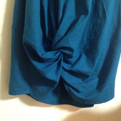 ハーフリネンのツイストコクーンスカート 3枚目の画像