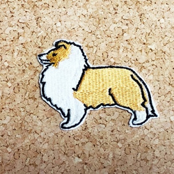 ワッペン シュナウザー  刺繍 アップリケ 犬 アップリケ 犬 5枚目の画像