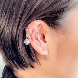 No.98◆天然石ピアス♡ガーネット10ミリ♡ワイヤーラップ♡薔薇 ガーネット K10セラミックピアス(スクエア/1月誕生石)《WEPN3049