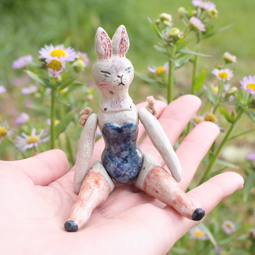 アンティーク小さなチャイナヘッドドールと羊さん アンティーク小さなチャイナヘッドドールと羊さん